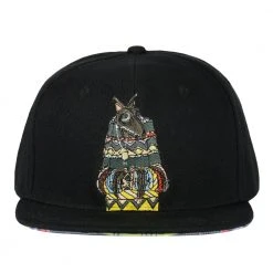 Grassroots California Uncle Harvey Black Snapback Hat