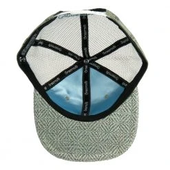 Grassroots California Removable Bear Gray Wolf Mesh Snapback Hat