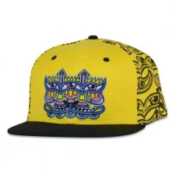 Grassroots California Chris Dyer Harmoneyes Yellow Snapback New