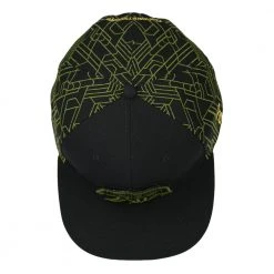 Grassroots California Removable Bear Digital Labyrinth Black Snapback Hat